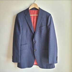 Suitsupply Sienna Navy Pinstripe Blazer 42L